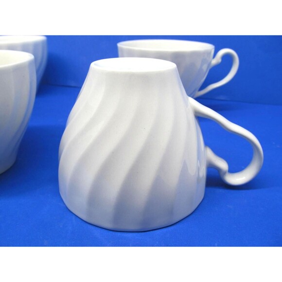 Johnson Brothers Regency Vintage White Cups Only No Saucers Set Of 5 - Picture 3 of 7